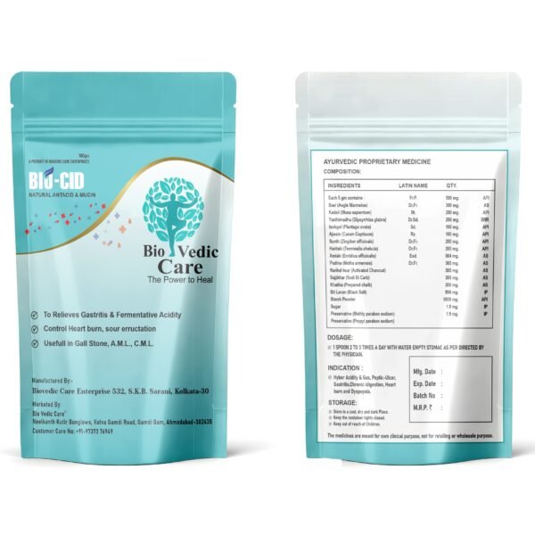 BIO CID Ayurvedic Relief for Acidity & Digestive Wellness